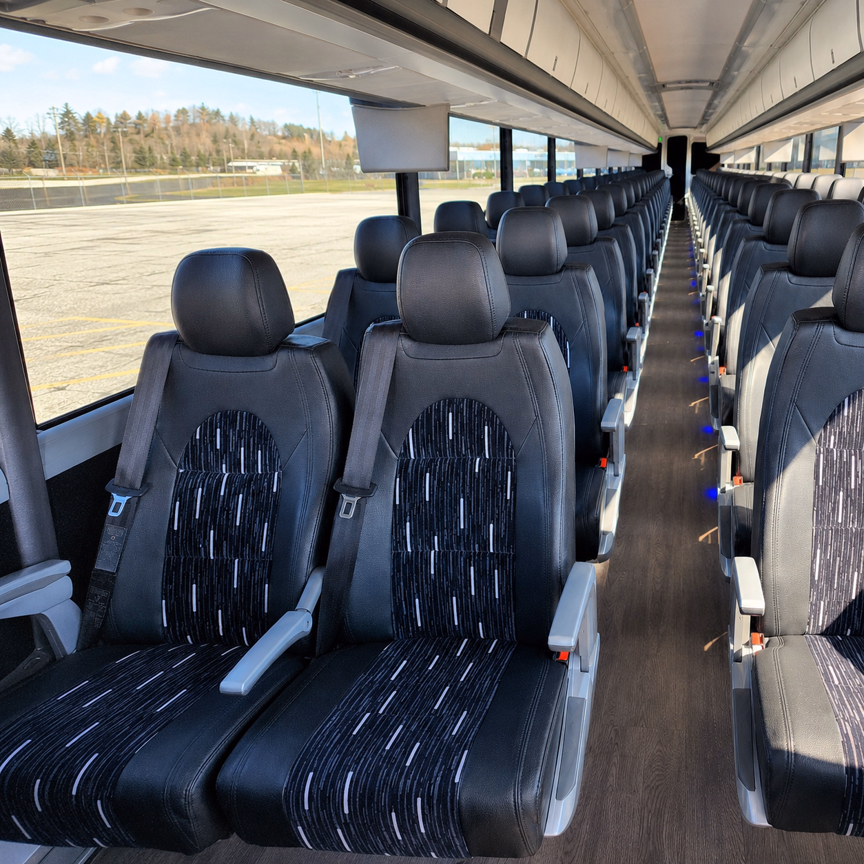 concord religious group transportation onboard seating