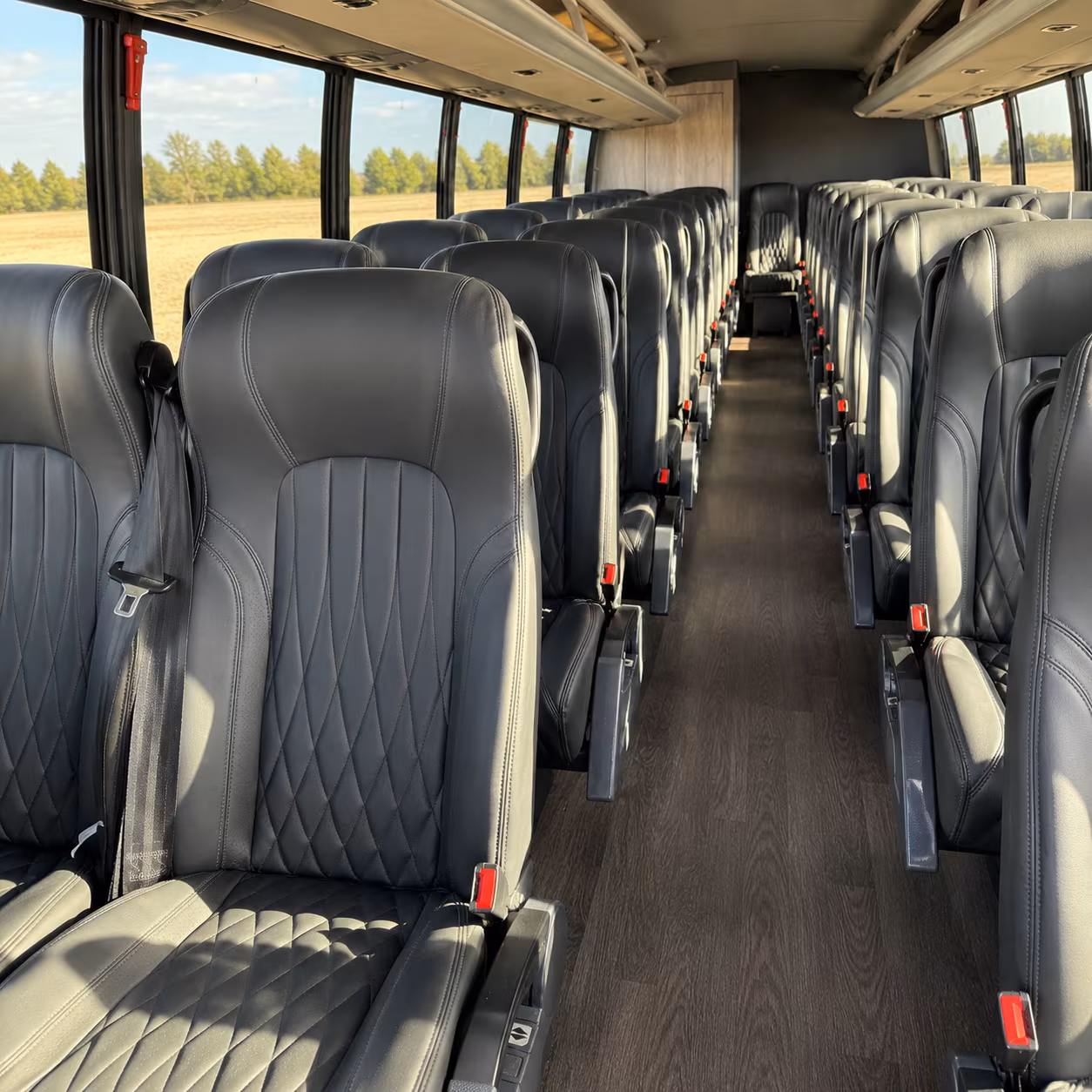 concord sporting event transportation onboard seating