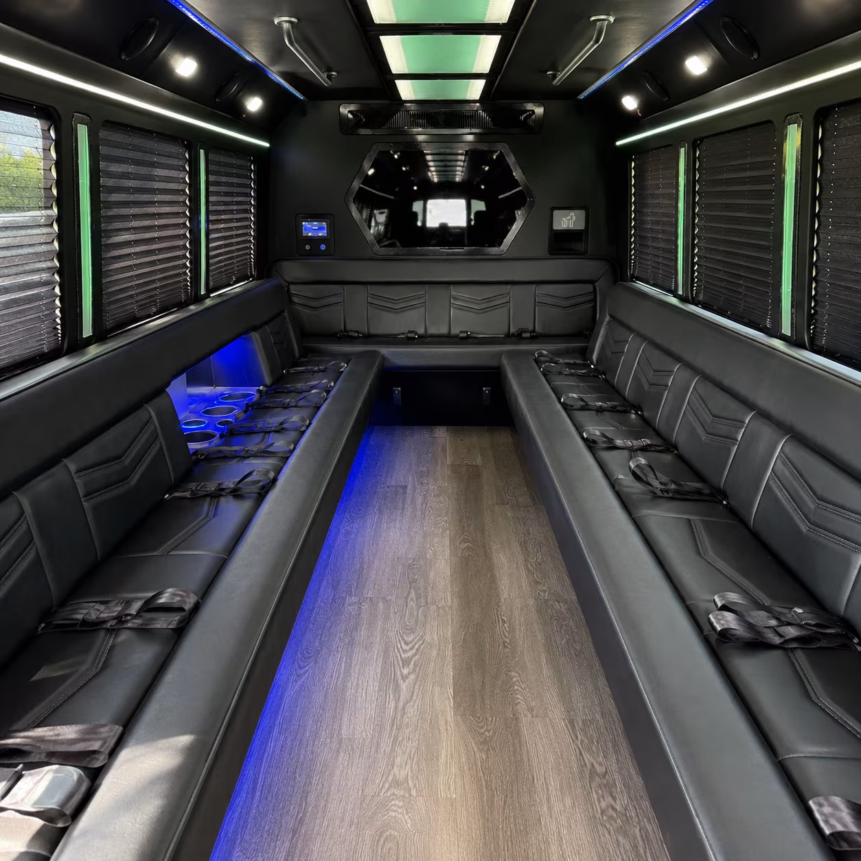 noda arts entertainment district charlotte party bus rental