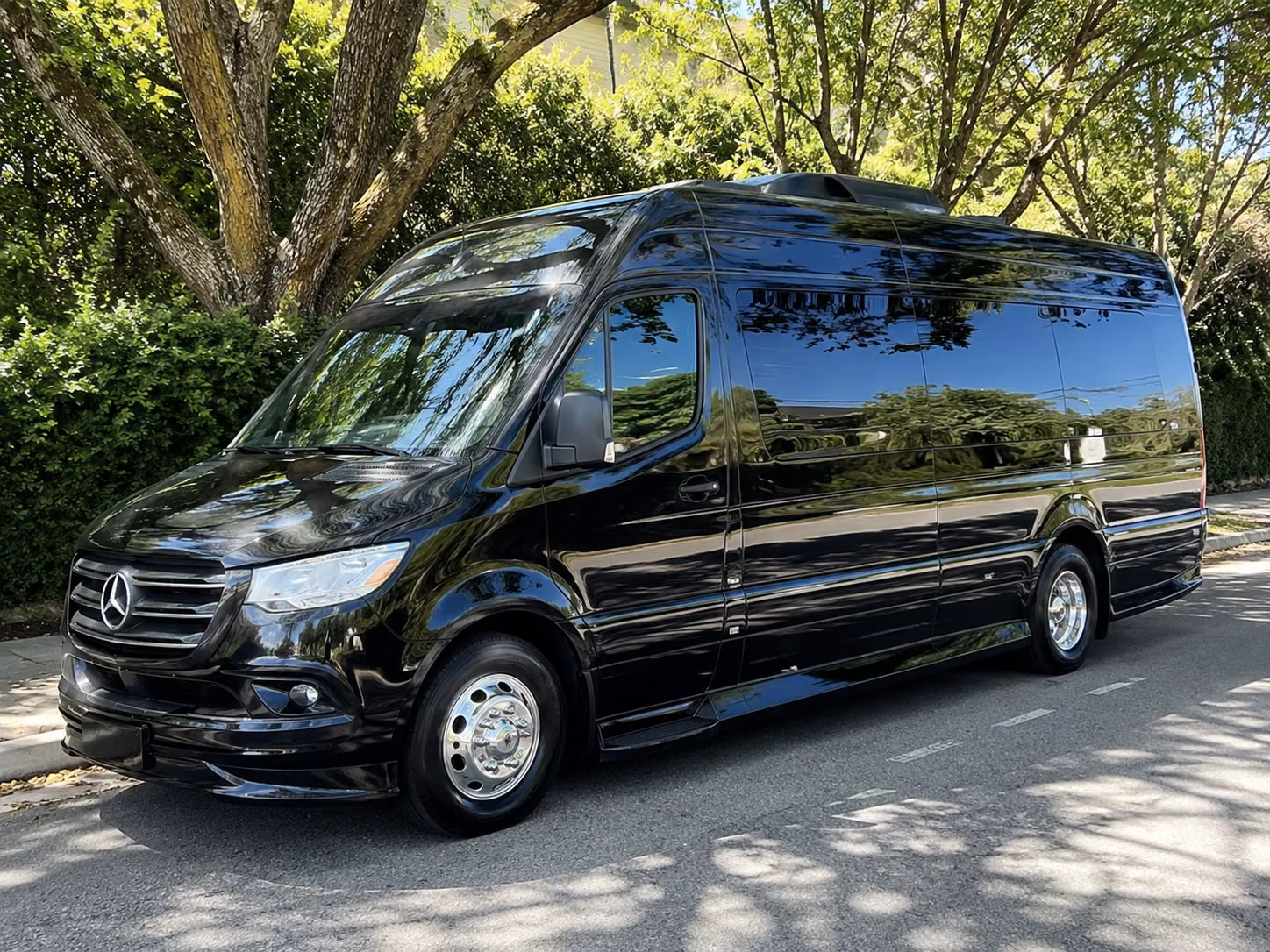 sprinter van rentals for small group winery day trips near concord